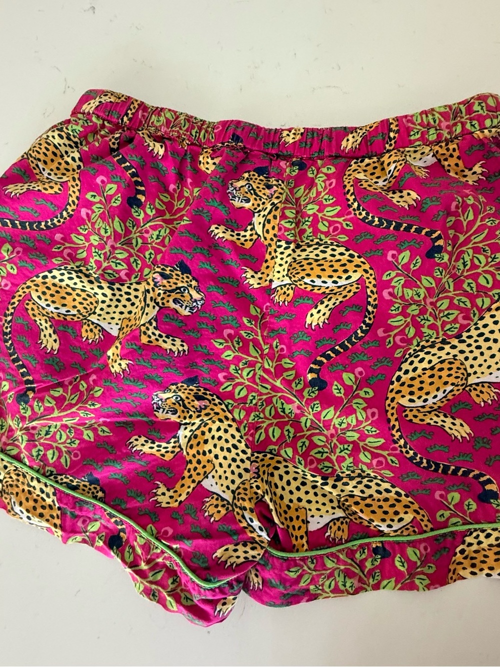 Print Fresh Pajama Set Womens XS Pink Bagheera Leopard 100% Organic Cotton - Picture 16 of 16
